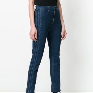RAG & BONE Side Stitch High Rise Skinny Jeans